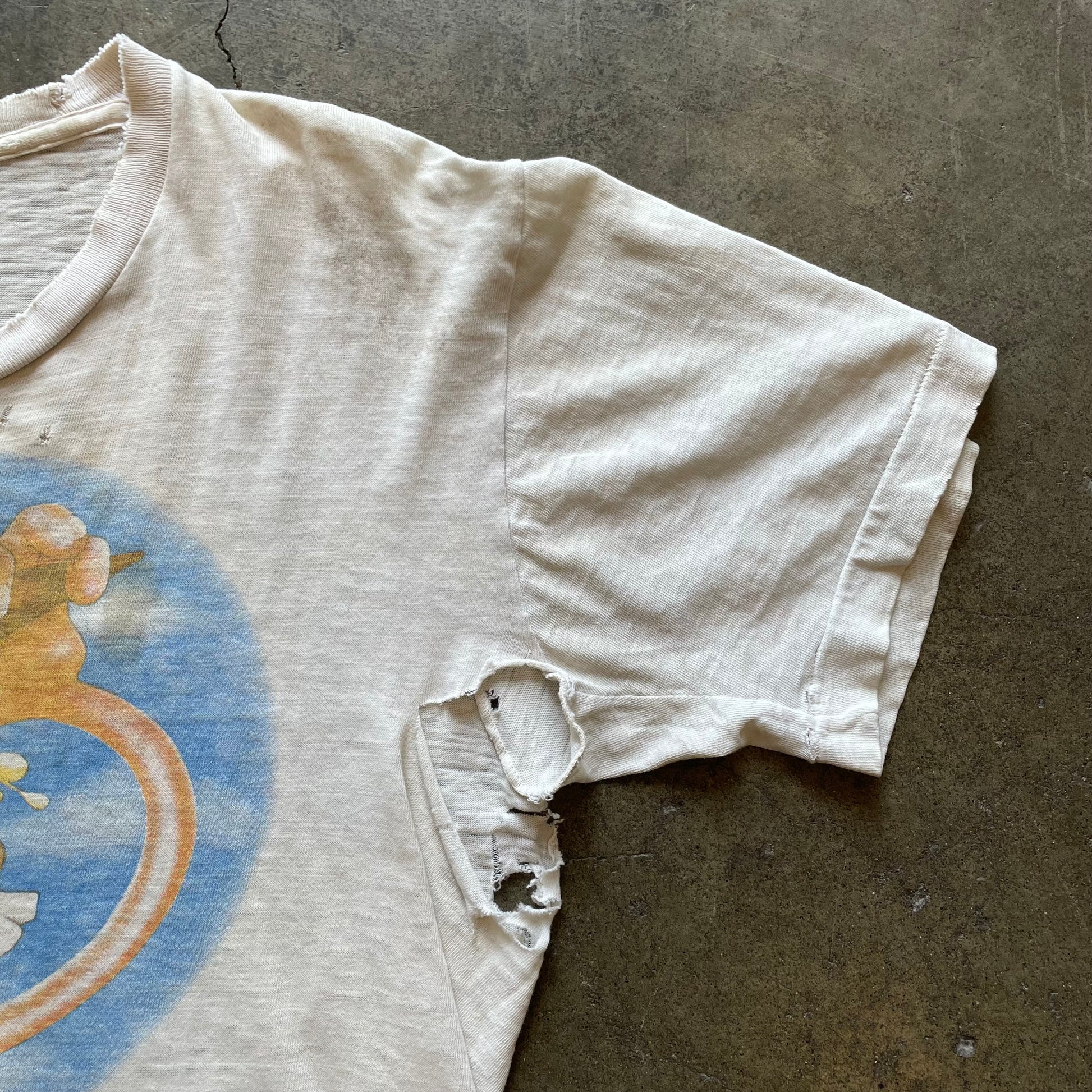 THRASHED | 1970s BVD Grateful Dead - Europe '72 T-Shirt Sz. XL