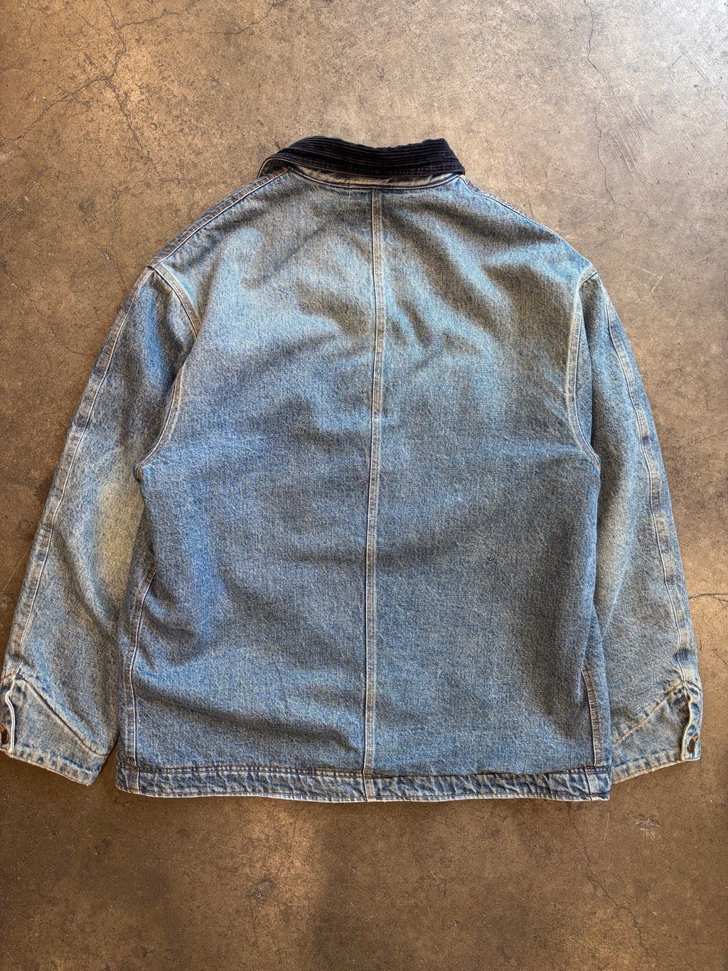 1990s POLO COUNTRY Denim Chore Coat Sz. L | Made in USA