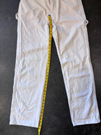 Vintage DICKIES Cream Carpenter Painter Pants Sz. 35" (Measured)