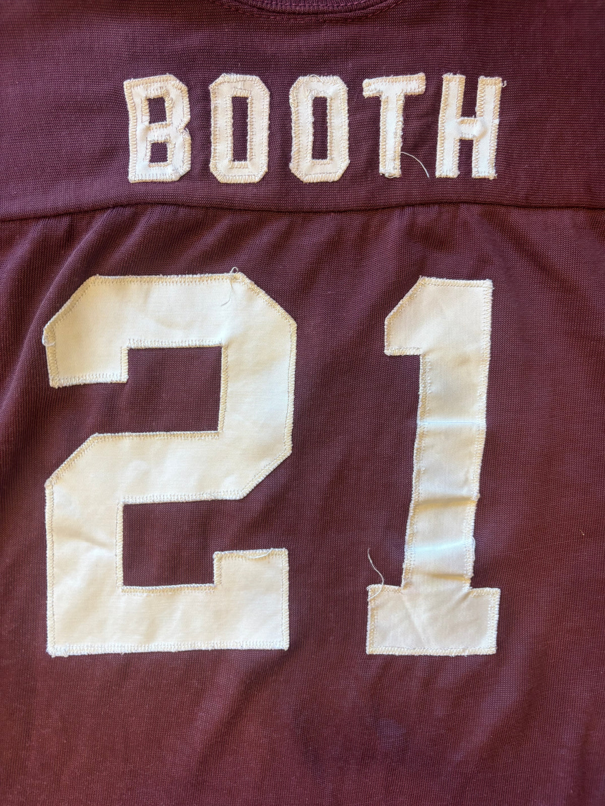 Vintage 1970s Burgundy Durene Fraternity Raglan Jersey Sz. M