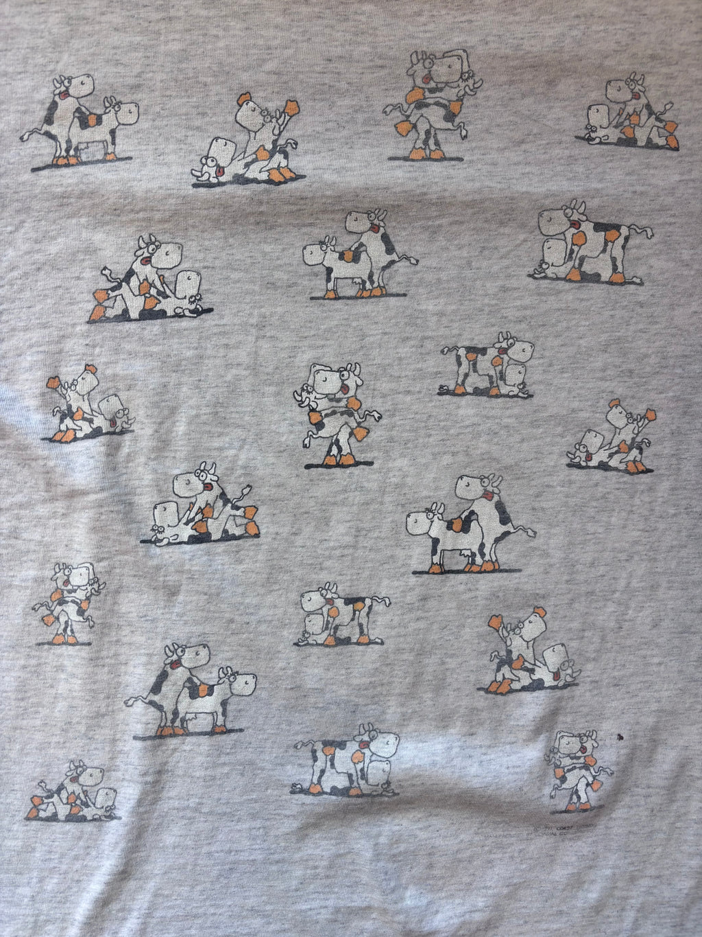 Vintage 1990s Raunchy Cow AOP T-Shirt Sz. L
