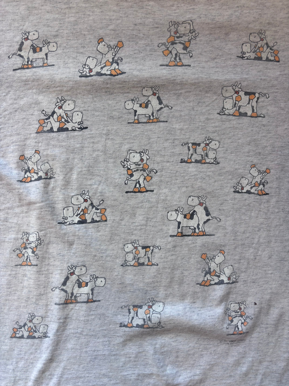 Vintage 1990s Raunchy Cow AOP T-Shirt Sz. L