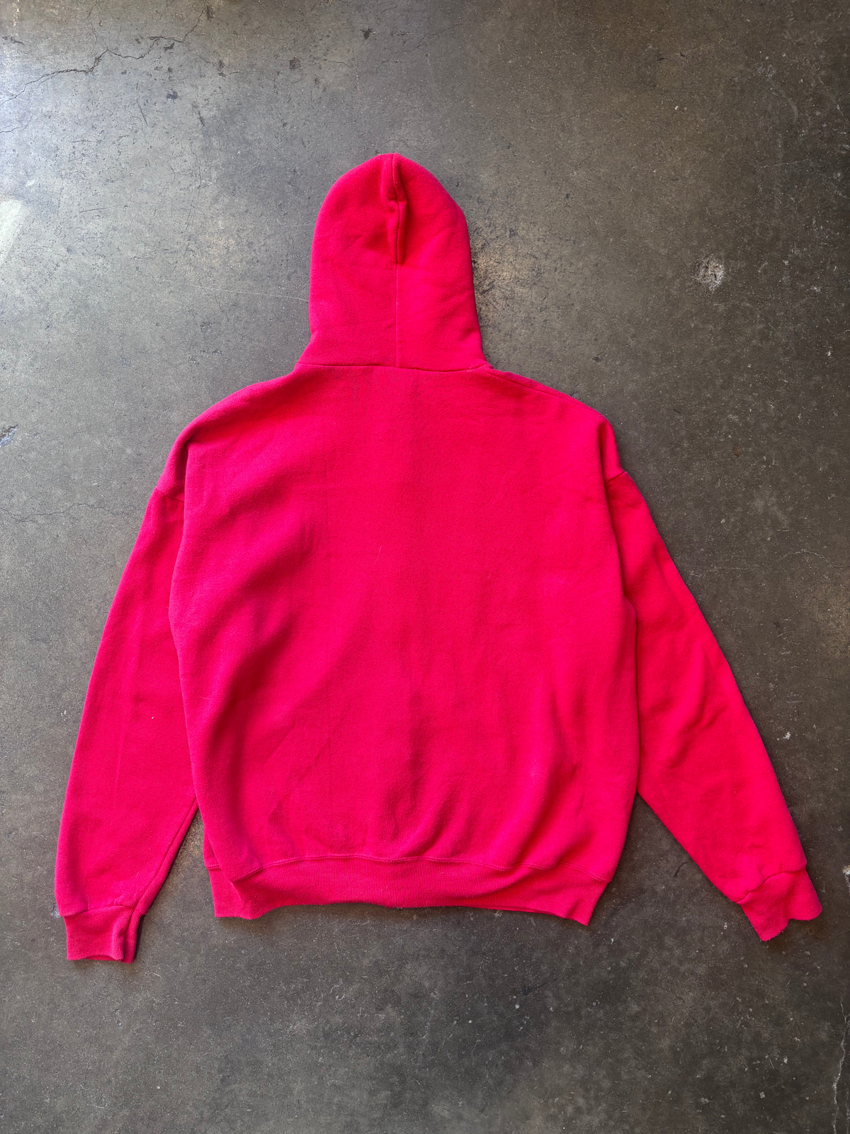 Vintage 1990s LEE Red Zip-Up Hoodie Sweatshirt Sz. XL | Made in USA