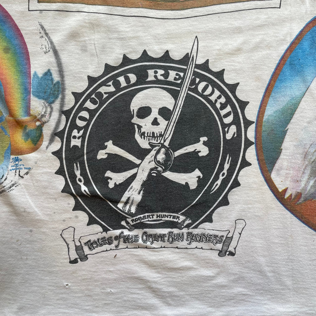 RARE | 1970s TEST PRINT - GRATEFUL DEAD Band T-Shirt Sz. L