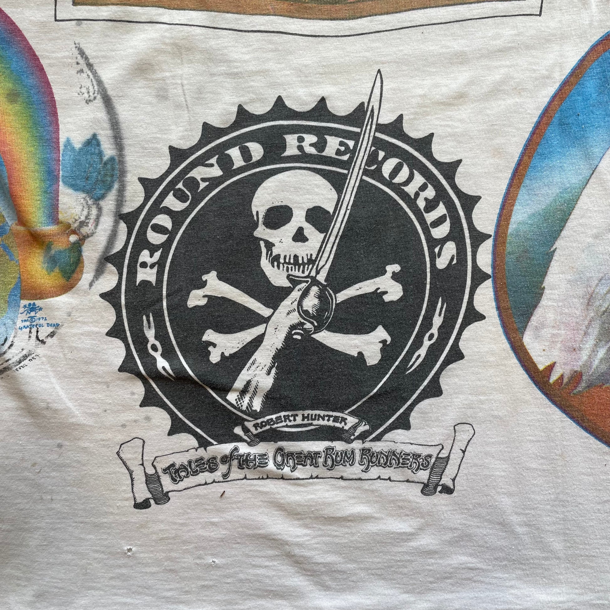 RARE | 1970s TEST PRINT - GRATEFUL DEAD Band T-Shirt Sz. L