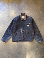 1990s CARHARTT Black Detroit Jacket Sz. 46 (XL)