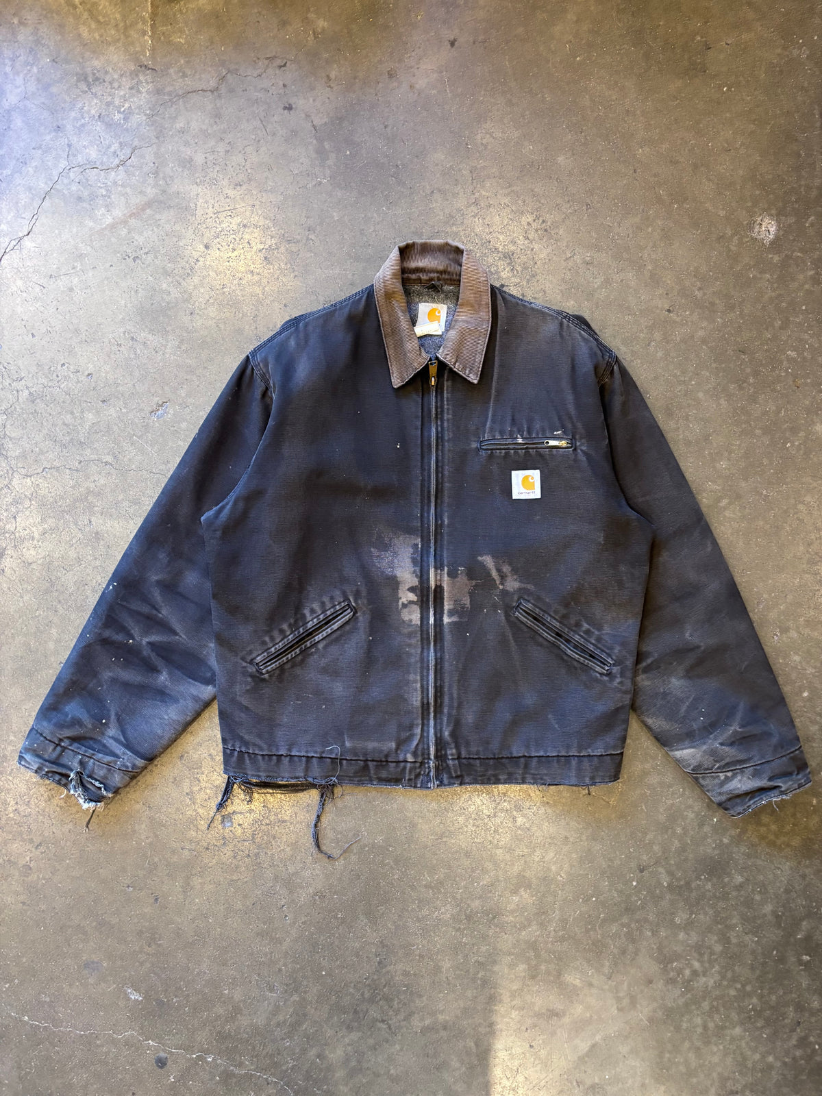 1990s CARHARTT Black Detroit Jacket Sz. 46 (XL)