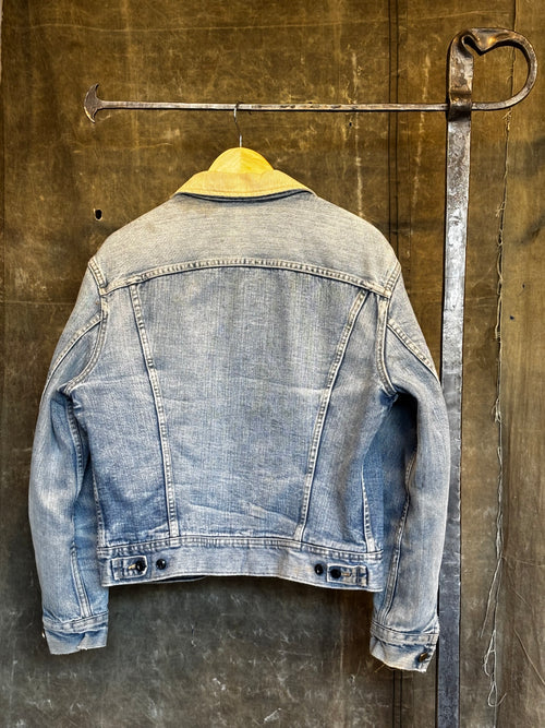 1970s LEE Storm Rider Lined Denim Trucker Jacket Sz. L | Made in USA