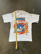 VINTAGE 90s Sonic the Hedgehog and Tails Tee Shirt Sz S