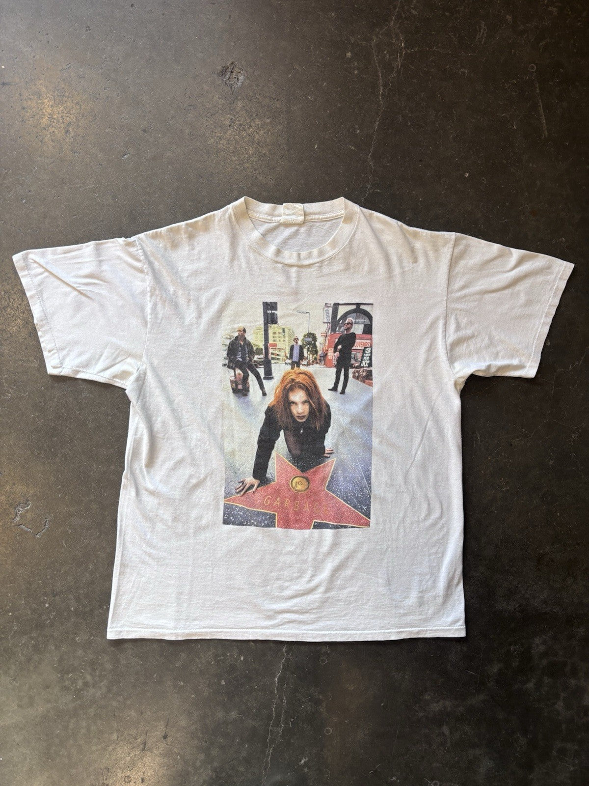 Vintage 1996  Garbage Tour Tee shirt 