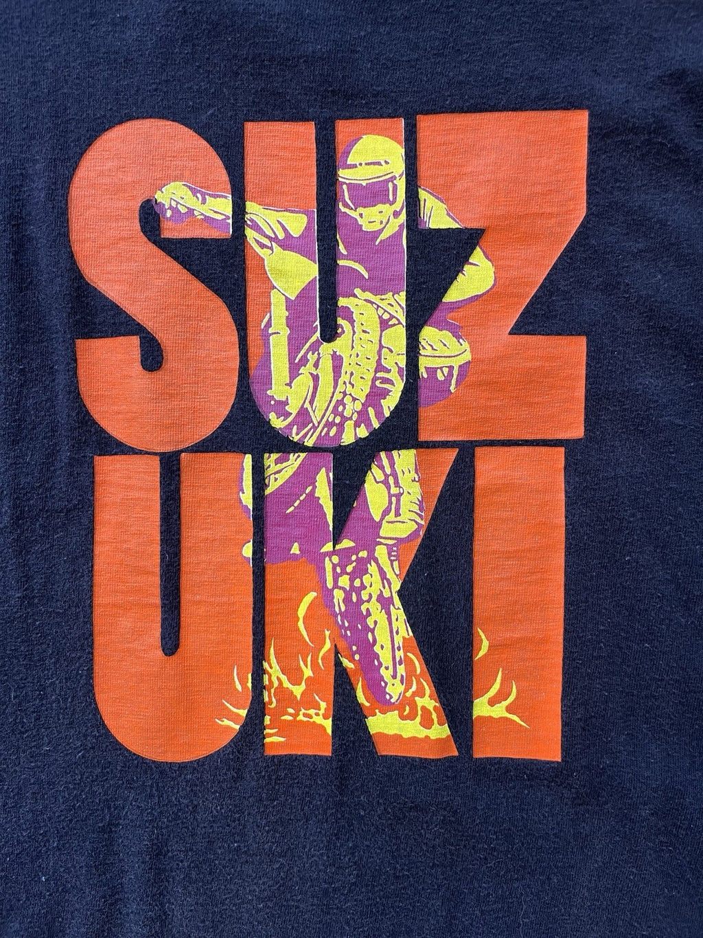 Vintage 70s Mayo Spruce Suzuki Tee Sz M