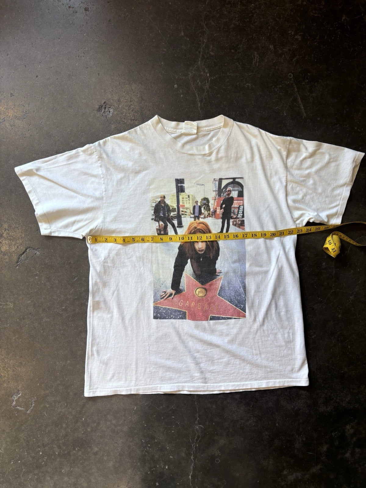 Vintage 1996  Garbage Tour Tee shirt 