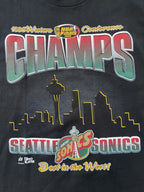 Vintage 1995 Seattle Super Sonics Western Conference Finals Tee shirt Sz XL  