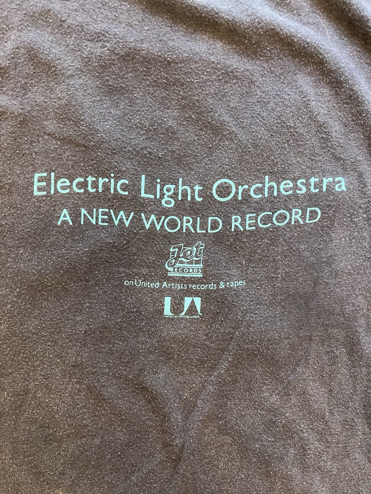 VINTAGE 1970s Electric Light Orchestra ELO “A New World Record” T SHIRT