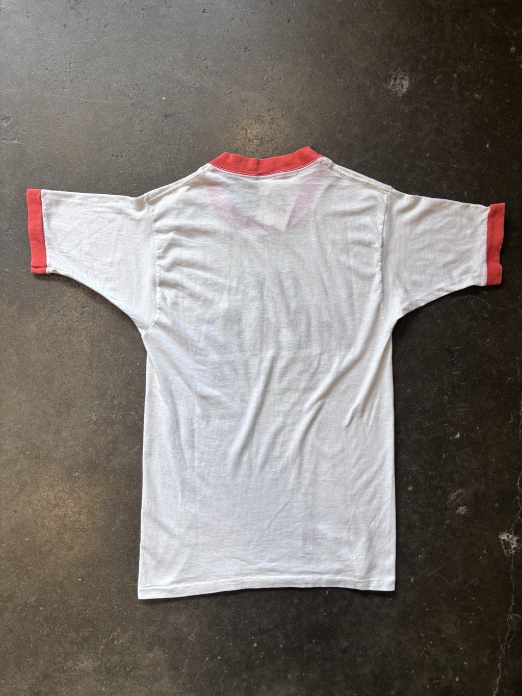 Vintage 70s “Give head this Winter”  Ringer Tee shirt 