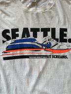 Vintage 80s Seattle Nike Air Max Sz L Tee Shirt