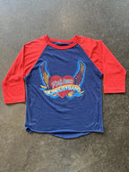 VINTAGE 80s Rick James Stone City Band U.S. Tour  Graphic Raglan T-Shirt Sz M/L