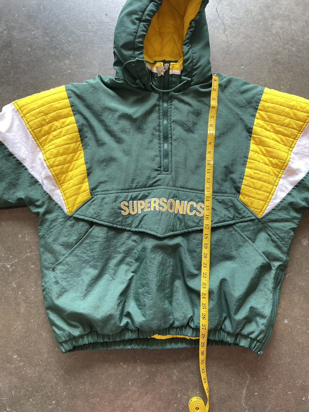 Vintage 1990’s Seattle Supersonics Starter Parka  Jacket Mens Men's XL 