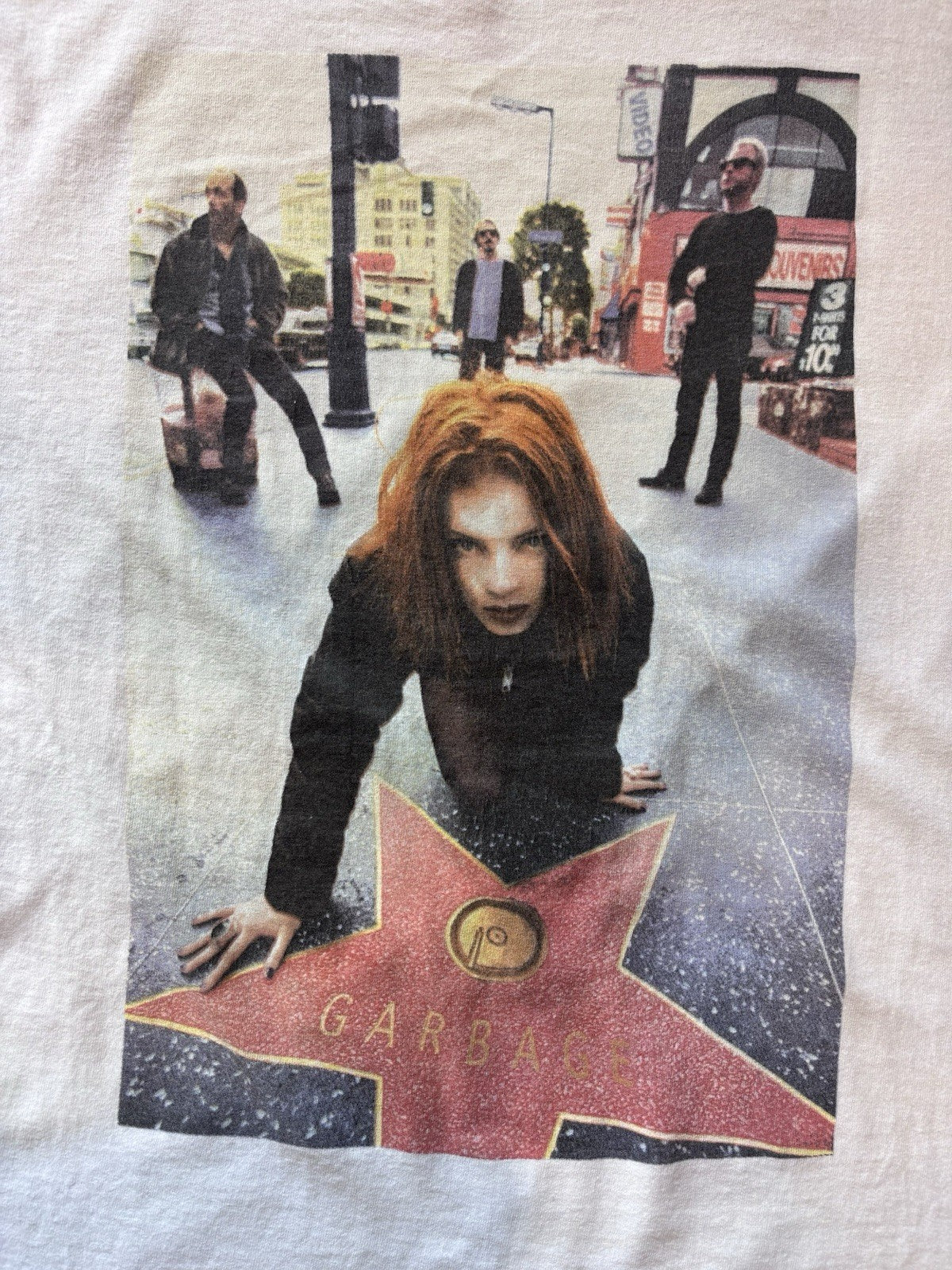 Vintage 1996  Garbage Tour Tee shirt 