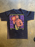 VINTAGE 1996 Mike Tyson vs Seldon MGM Grand Faded promo T-Shirt Sz L 