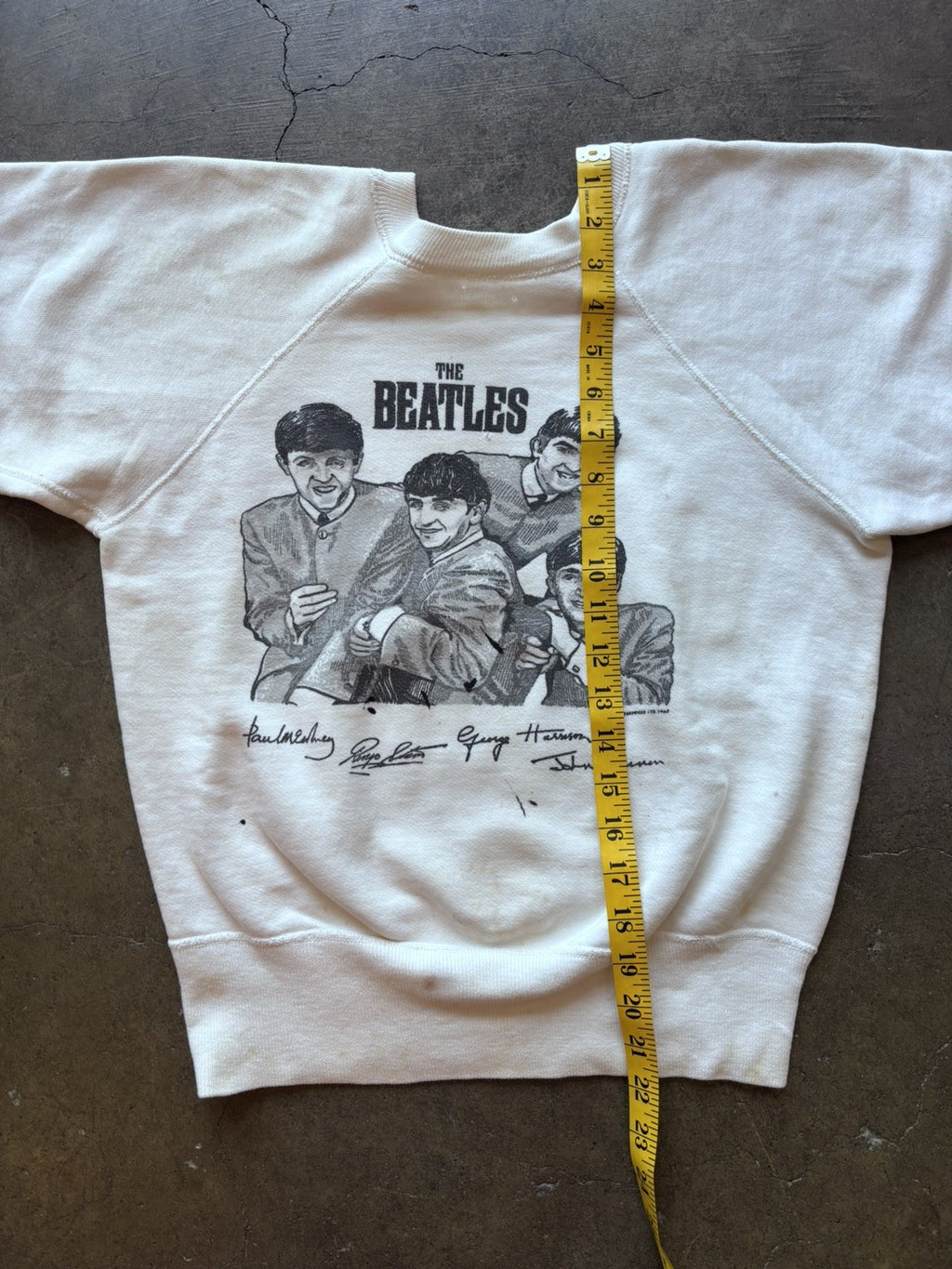 Vtg 1963 Beatles Sweatshirt Authentic Sz S Original Crewneck True Vintage 1960s