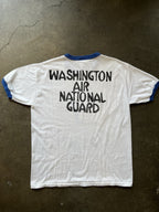 Vintage 80s Hand Drawn Road Runner Air Force Russell Tee Shirt 