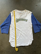 Vintage Champion Seattle Mariners MLB 3/4 Sleeve Raglan Shirt  Sz L 