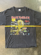 VINTAGE 80s IRON MAIDEN KILLERS TOUR T SHIRT 