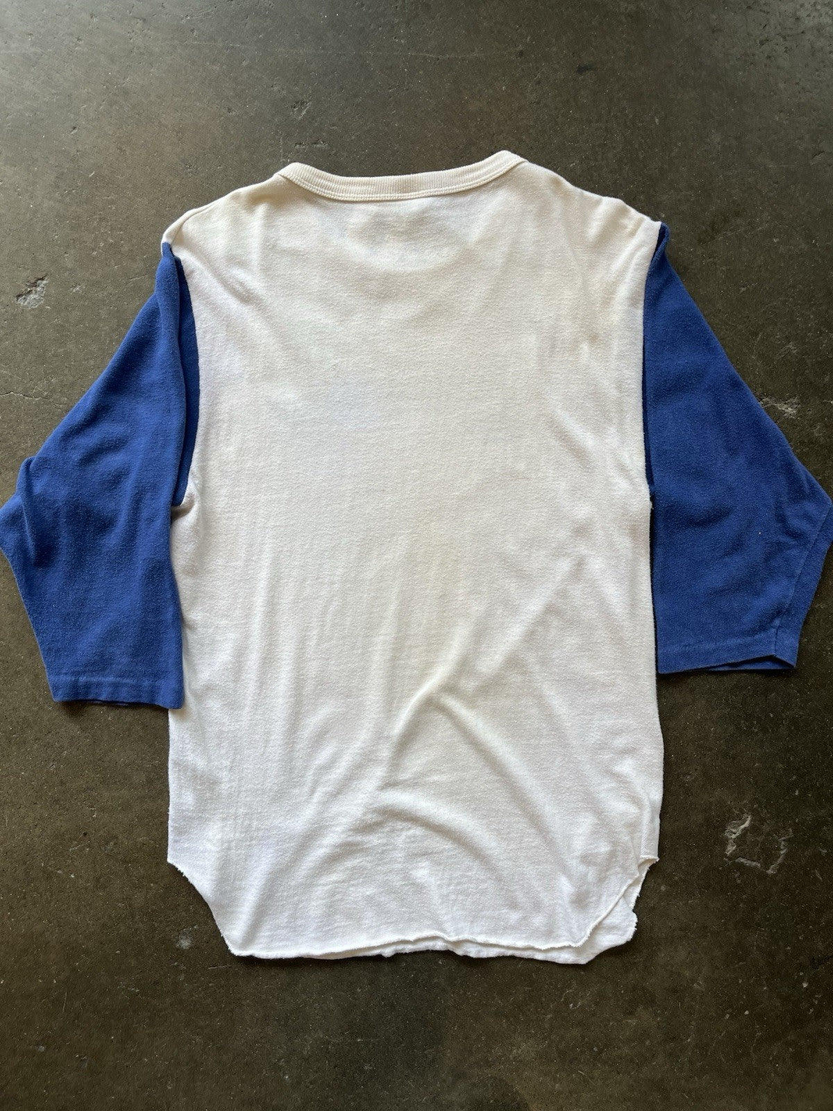 Vintage Champion Seattle Mariners MLB 3/4 Sleeve Raglan Shirt  Sz L 