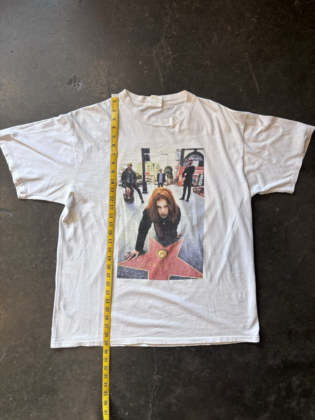 Vintage 1996  Garbage Tour Tee shirt 