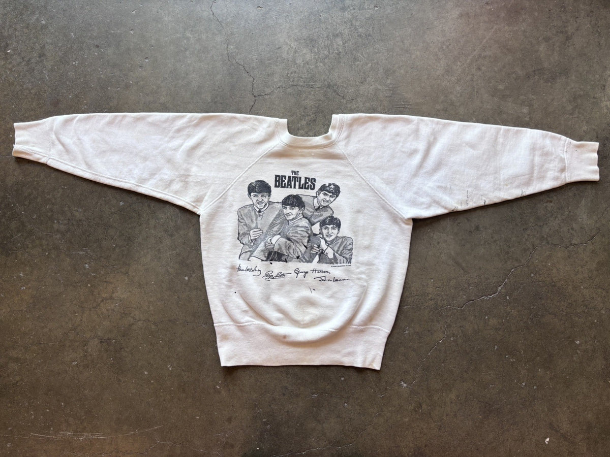 Vtg 1963 Beatles Sweatshirt Authentic Sz S Original Crewneck True Vintage 1960s