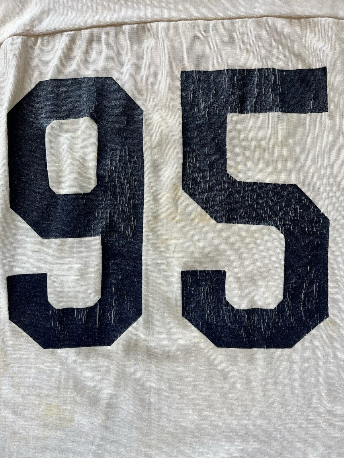Vintage 1960s Durene “John F Kennedy” raglan Football Jersey Sz L