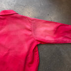 1970s K-BRAND Cotton/Polyester Mack Trucks Red Herrington Work Jacket Sz. L | Made in USA