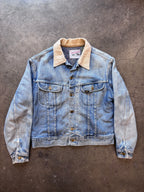1970s LEE Storm Rider Lined Denim Trucker Jacket Sz. L | Made in USA