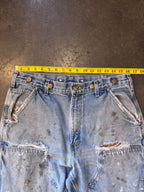 Vintage Distressed Denim Double Knee Carhartts Sz. 36"