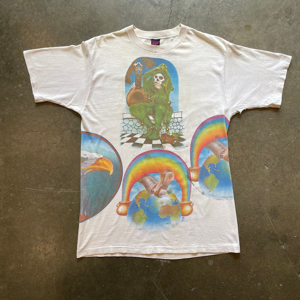RARE | 1970s TEST PRINT - GRATEFUL DEAD Band T-Shirt Sz. L