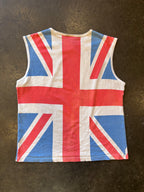 Vintage 1990s GIANT Def Leppard 'Union Jack' Tank-Top Sz. L
