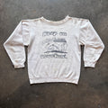THRASHED | 1970s Robert Crumb "Keep on Truckin" Sweatshirt Sz. M