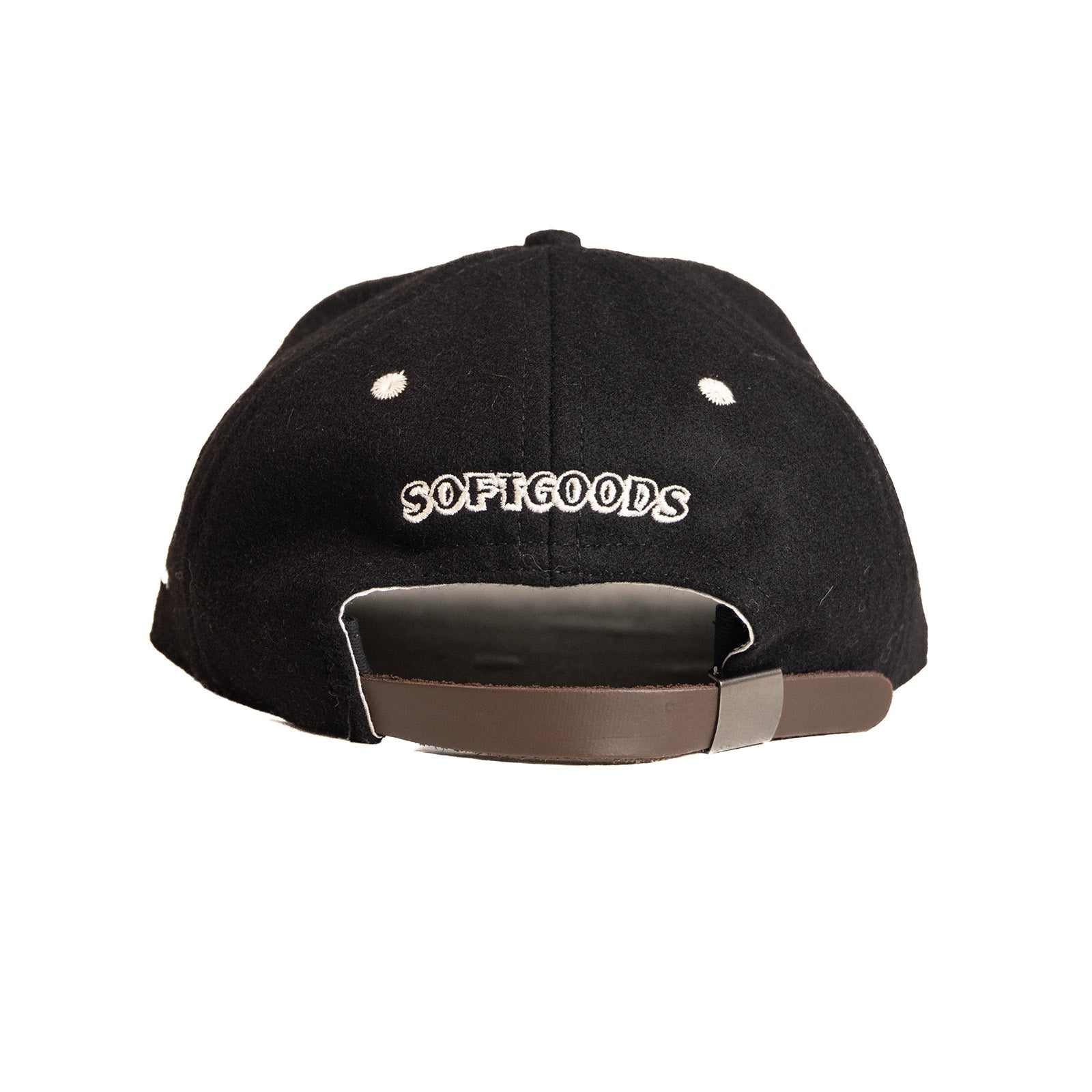 Soft Goods x Ebbets Field Black Wool Ballcap