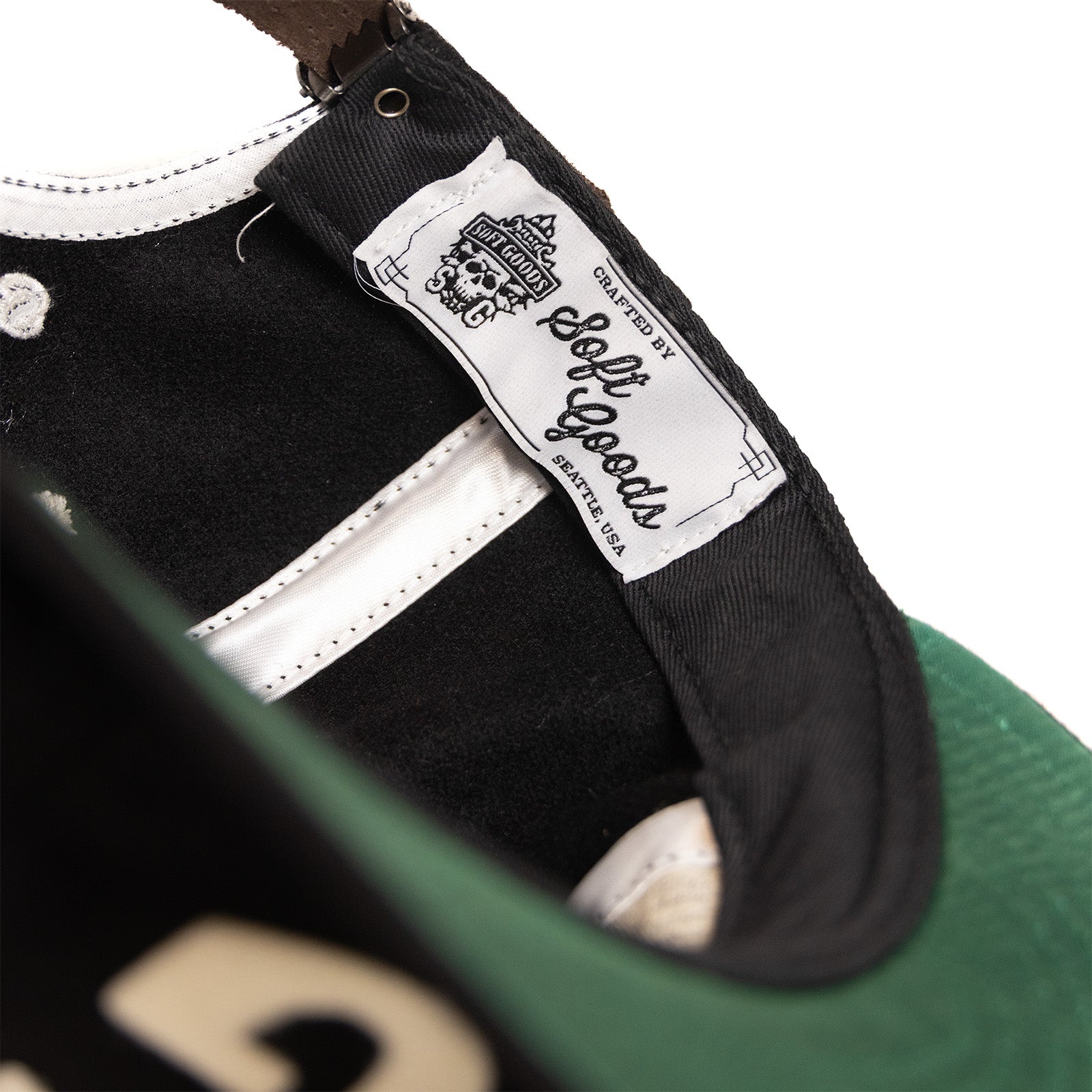Soft Goods x Ebbets Field Black Wool Ballcap