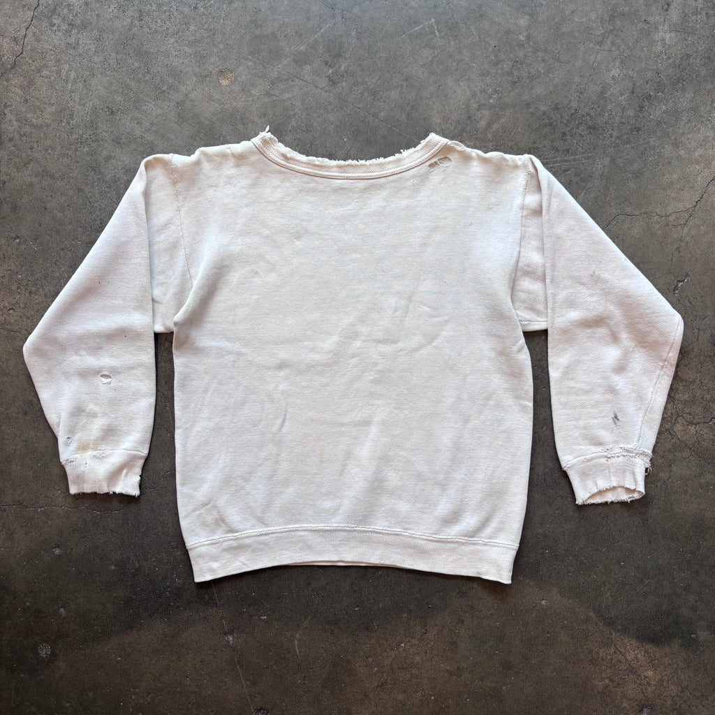 THRASHED | 1970s Robert Crumb "Keep on Truckin" Sweatshirt Sz. M