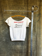CHOPPED | Vintage 1960s Peanuts 'Snoopy, Flying Ace' Sweatshirt Sz. S