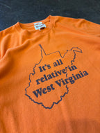 Vintage Y2K BANNED Abercrombie & Fitch West Virginia T-Shirt Sz. L