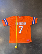 Vintage 1980s RAWLINGS Denver Broncos 'John Elway #7' Raglan Jersey T-Shirt Sz. L