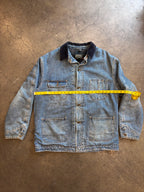1990s POLO COUNTRY Denim Chore Coat Sz. L | Made in USA
