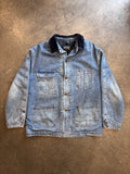 1990s POLO COUNTRY Denim Chore Coat Sz. L | Made in USA