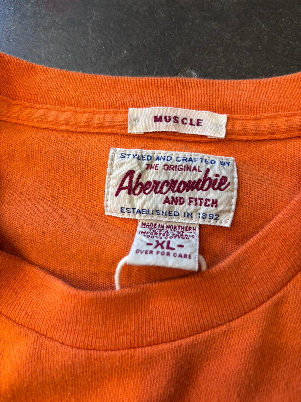 Vintage Y2K BANNED Abercrombie & Fitch West Virginia T-Shirt Sz. L