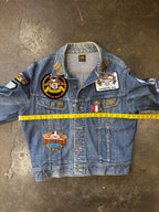 Vintage 1990s LEE Motorcycle Club Denim Jacket Sz