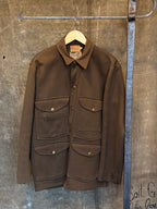 Vintage 1950s Skyline Seattle Gabardine Wool Whipchord Cruiser Jacket Sz. L