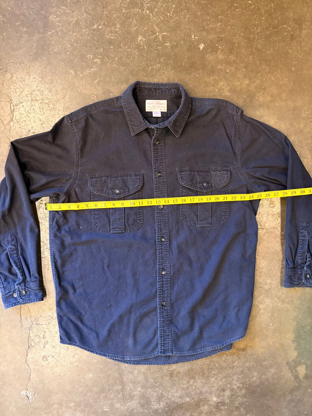 Vintage FILSON Black 'Alaskan Guide' Button-Up Shirt Sz. XL